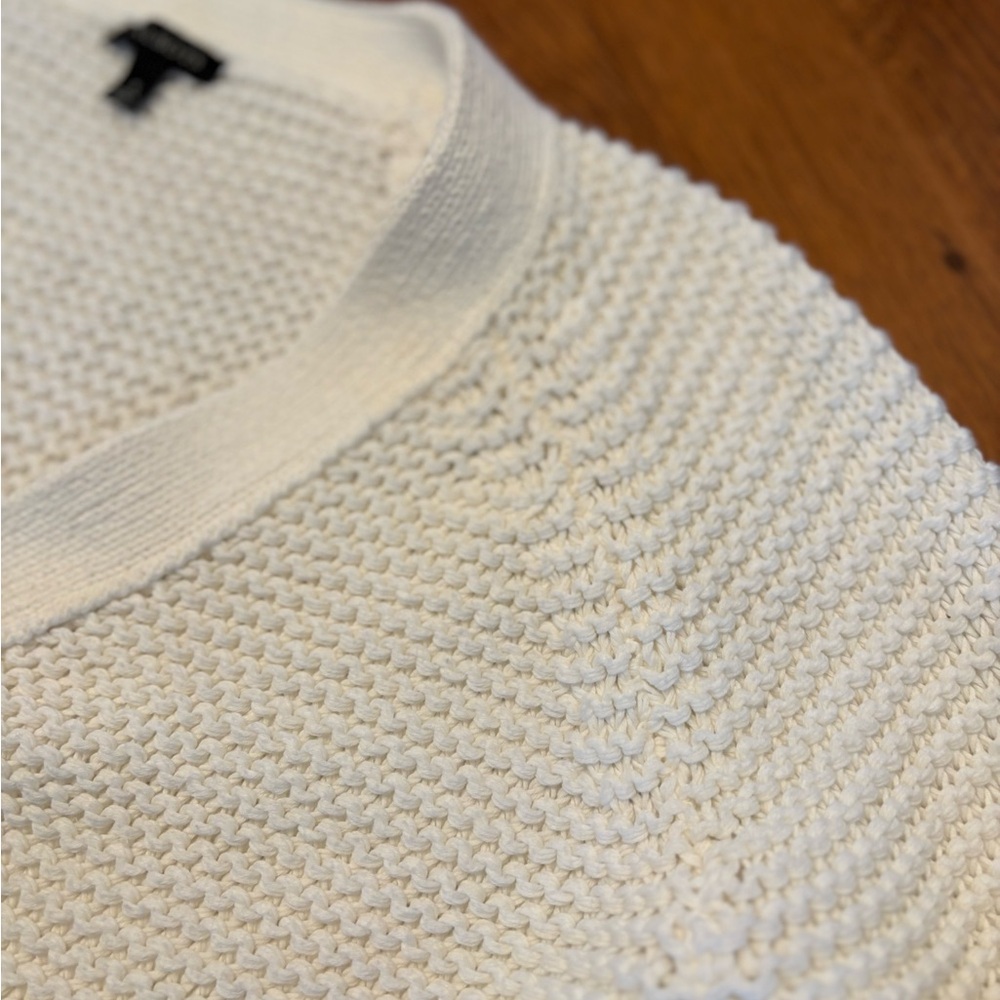 Talbots Ivory Chunky Knit Button-Up Cardigan Coastal Grandma Sweater Size Small. - Picture 6 of 8